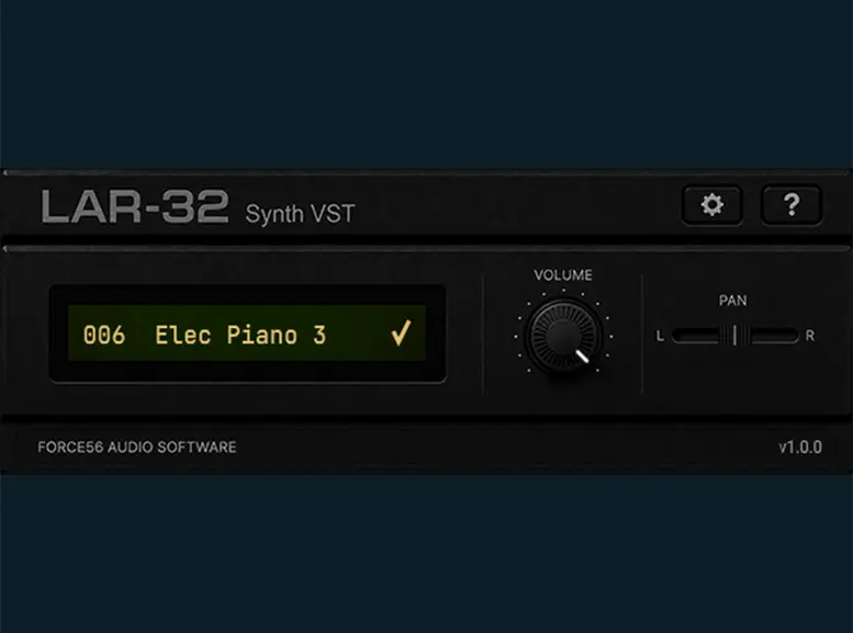 LAR-32 Synth VST sample-based virtual synthesizer